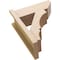 Ekena Millwork 7 1/2-in W x 18-in D x 22-in H Balboa Slat Rough Cedar Woodgrain TimberThane Outlooker, Primed Tan OUTUR075X18X22BOA24RCPR - alternate 6